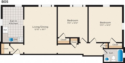 a floor plan of a living room with a kitchen and a bedroom